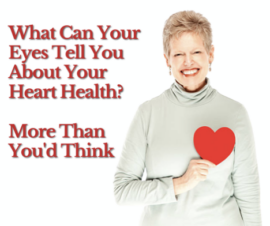 Older woman smiling with a valentine held over her heart.